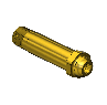 Nipple, C-SIZE, 1/4NPTM, 2.5"LNG