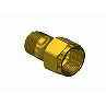 Brass CGA 580 Outlet Adapter - Argon, Helium, Nitrogen