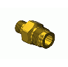 Outlet Adapter - CGA622, Carbon Dioxide for Liquid Withdrawal, Brass