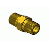 Hex Brass Nipple