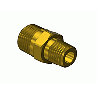 Hex Brass Nipple