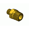 Hex Brass Nipple
