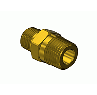 Hex Brass Nipple