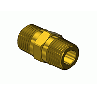 Hex Brass Nipple