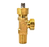 Sherwood Ton Container Chlorine Valve, CGA 820 Outlet, 3/4"-14 CL-4, PTFE Packing