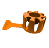 Propane Caps for OPD Valves, 100 Pack, Orange
