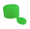 Propane Forklift Cylinder Connection Valve Cap (Tear-Tab), 100 Pack, Green