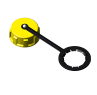 Propane Vapor Return Valve ACME Cap, No Strap (100 Pack)