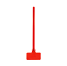 Tamper-Evident Cylinder ID Tag w/ 6'' Strap