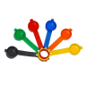Yellow CO2 Cap With Strap, 100 Pack