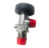 Multi-Use Safety Cap/Plug + Blow Out Tab, 100 Pack, Red