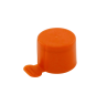CGA 320 Carbon Dioxide Food Grade Cap + Tear Tab, Orange, 100PK