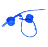 Blue CGA 540 Tamper Evident Cap + 11'' Strap