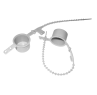 Natural CGA 540 Tamper Evident Cap + 11'' Strap