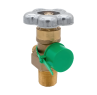 Green Aviator Breathing Oxygen Cap, CGA 701, 100 Pack