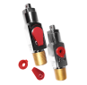 Red 2-in-1 Seal & Retainer, For 870 Post Valve - 100 Pack