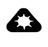 Triangle Non-Printed Collar, For Cylinder W/ Cap (50 Pack)