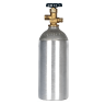 2.5 LB CO2 (Carbon Dioxide) Cylinder + Valve, Shipped Empty