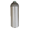 Industrial Gas Cylinder, No Valve Inserted, 22 Cubic Ft