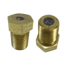 1'' Sherwood Chlorine Naval Brass Fusible Plug, 158-165 F