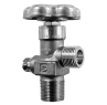 Sherwood CGA 540 Chrome Plated Oxygen Cylinder Valve - GVA54051-32-75