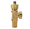 Sherwood Chlorine Cylinder Valve, CGA 8200, 3/4"-14 CL-2, 158 Fuse Plug, PTFE Packing