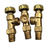 Sherwood CGA 520 Acetylene Valve + Handwheel; 3/8-18 NGT