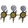 Taprite 3P3P Secondary Beer Regulator - 5/16" Barb Inlet/Thru 5/16" Shutoff