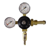 Taprite Primary Beer, Wine, Coffee Regulator 0-50, 60#, NI 5/16B-DB Shutoff, 3000# Black Bonnet