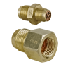 1/8 NPTF Brass Plug; CG3 212; .56" Length
