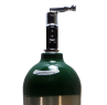6 Cu Ft Aluminum Medical Oxygen (O2) "B" / "M6" Cylinder + CGA 870 Post Valve + ON/OFF Toggle