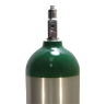 22 Cu Ft Aluminum Medical Oxygen (O2) Cylinder + CGA 870 Post Valve