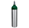 15 Cu Ft Aluminum Medical Oxygen (O2) Cylinder + CGA 870 Post Valve