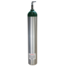 24 Cu Ft Aluminum Medical Oxygen (O2) Cylinder + CGA 870 Post Valve + ON/OFF Toggle