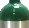 22 Cu Ft Aluminum Medical Oxygen (O2) Cylinder - Valve NOT Included