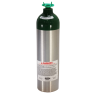 6.0 Cu Ft Aluminum Medical Oxygen (O2) Cylinder - Valve NOT Included