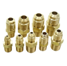 Male CGA 440 Flare Tubing Adapter - Cryogenic Oxygen, 5/8" Flare x 1/2" MNPT