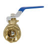 1/4" Superior Brass Ball Valve, Threaded Connection