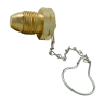 Two-Piece CGA 026 Nut & Blind Nipple Assembly 