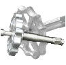 Oxygen Handwheel (For Cryogenic Hoses) CGA 440