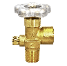 Inert Gas, Argon, Nitrogen, Helium CGA 580 Cylinder Valve (GV58061-28)