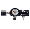 EMS Oxygen Regulator - 25 LPM, CGA 540 w/ Dual D.I.S.S & Barb