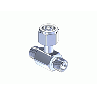 CGA 346 Chrome-Plated Brass Manifold Coupler Tee