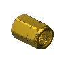 Brass CGA 510 Outlet Adapter - Acetylene, Natural Gas, Propane