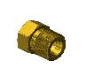Brass CGA 326 Outlet Adapter - Nitrous Oxide