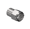 CGA 580 Hex Nut, .960-14 NGO RH-IN x 1/4 NPTF