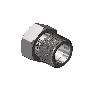Stainless Steel CGA 540 Outlet Adapter - Oxygen