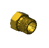 Brass CGA 540 Outlet Adapter - Oxygen