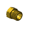 Brass CGA 555 Outlet Adapter - Butane/Propane for Liquid Withdrawal