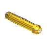 CGA 296, Western #29-3sf - Nipple With Filter, 296, 1/4 nptm, 3"lng.
